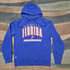 VTG University of Florida Gators Hoodie Size M Blue Pullover Sweatshirt NCAA